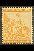 CAPE 1893-8 5s Brown-orange, Wmk Anchor, SG 68, Good To Fine Mint. For More Images, Please Visit Http://www.sandafayre.c - Unclassified