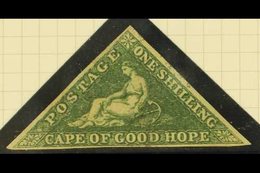 CAPE OF GOOD HOPE 1855 1s Deep Dark Green, SG 8b, Very Fine Used With Neat Margins And Light Cancel. For More Images, Pl - Non Classés