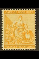 CAPE OF GOOD HOPE 1893-98 5s Brown-orange, Watermark "Cabled Anchor", SG 68, Fine Mint, Very Lightly Hinged. For More Im - Unclassified