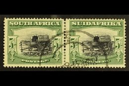 1927-30 5s Black & Green, Perf 14x13½, SG 38a, Some Perf Reinforcement, Otherwise Very Fine Used With Fully Dated 1931 P - Unclassified
