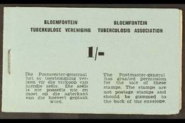 BLOEMFONTEIN TUBERCULOSIS ASSOCIATION 1s COMPLETE BOOKLET With Grey-blue Cover, Contains Two Panes Of Six Rouletted Labe - Ohne Zuordnung