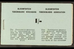 BLOEMFONTEIN TUBERCULOSIS ASSOCIATION 1s COMPLETE BOOKLET With Grey-blue Cover, Contains Two Panes Of Six Rouletted Labe - Non Classificati