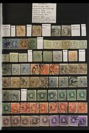 1860's-2000's CHIEFLY USED ACCUMULATION With Some Duplication Neatly Displayed On Stock Pages, Includes A Few 'back Of T - Other & Unclassified