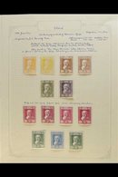 1930 Goya Postage And Air Sets Complete Incl Express, SG 553/E583, Very Fine Mint, Includes Some Additional Shade Varian - Altri & Non Classificati