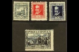 1935 Tercentenary "Lope De Vega" P11½ Set, SG 781/4, Mi 642A/45A, Never Hinged Mint (4 Stamps) For More Images, Please V - Otros & Sin Clasificación