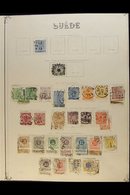 1855-1907 KING OSCAR I & II COLLECTION CAT £4250+ A Valuable "Old Time" Used Collection Presented On Printed Pages, Ofte - Other & Unclassified