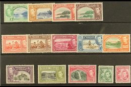 1938-44 Pictorial Definitive Set, SG 246/56, Fine Mint (14 Stamps) For More Images, Please Visit Http://www.sandafayre.c - Trinidad Y Tobago