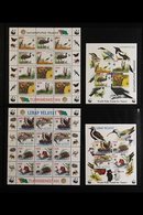 LOCAL PRIVATE ISSUES 1990's Superb Never Hinged Mint All Different Group Of Se-tenant Sheetlets & Mini-sheets On Stock P - Turkmenistan
