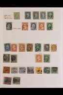 1851-1932 A VALUABLE AND HIGHLY CATALOGUED COLLECTION FORMED IN EUROPE On Pages, Very Mixed Condition Though With Many G - Andere & Zonder Classificatie