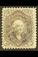 1861 - 2 24c Brown Lilac Washington, Perf 12, Sc 70a, SG 66a, Fine Used. For More Images, Please Visit Http://www.sandaf - Sonstige & Ohne Zuordnung