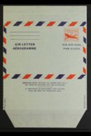 AIR LETTER SHEET 1953 10c Bright Red On Pale Blue (Scott UC16c) With Die Cutting Reversed, Fine Unused. For More Images, - Sonstige & Ohne Zuordnung