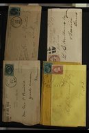 POSTAL HISTORY & COVERS FOUR VOLUME COLLECTION Of Postal History & Assorted Covers, We See First Day Covers, Postal Stat - Sonstige & Ohne Zuordnung