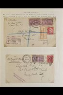 SPECIAL DELIVERY 1923-1949 COVERS COLLECTION On Leaves, All Bearing Various Special Delivery Stamps, Includes An Express - Other & Unclassified
