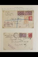 SPECIAL DELIVERY 1923-1949 COVERS COLLECTION On Leaves, All Bearing Various Special Delivery Stamps, Includes An Express - Otros & Sin Clasificación