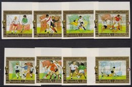 1980 IMPERF World Cup Football Set, Mi 1619/26b, Superb Never Hinged Mint For More Images, Please Visit Http://www.sanda - Jemen