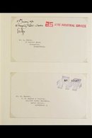 1971 STRIKE MAIL COVERS An All Different Collection With Three Different Merseyside Covers With Cachets, 25p "Overseas M - Sonstige & Ohne Zuordnung