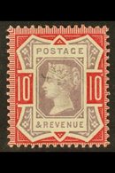 1887-92 10d Dull Purple And Deep Dull Carmine, SG 210a, Very Fine Mint. For More Images, Please Visit Http://www.sandafa - Altri & Non Classificati