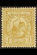 1912-24 1s Bistre "INVERTED WATERMARK", SG 395wi, Never Hinged Mint. For More Images, Please Visit Http://www.sandafayre - Unclassified