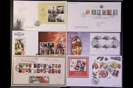 1978-2012 MINIATURE SHEET FDC'S Very Fine All Different Collection Of Royal Mail And "Benham" Limited Edition Covers, We - FDC