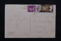 FRANCE - Vignette Touristique De Bussang Sur Carte Postale En 1937 - L 23622 - Briefe U. Dokumente