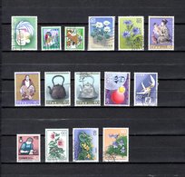 Japón  1985 . Y&T Nº  1544-1545/1546-1547/1548-1549/1552-1553-1555-1556-1557-1558/1559 - Used Stamps