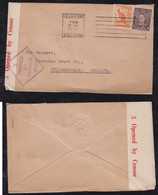Australia 1942 Censor Cover MELBOURNE To INDIANAPOLIS USA - Lettres & Documents