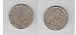 CHILI - 1 PESO 1975 - Chili