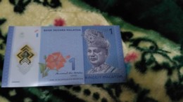 Malaysia RM1 $1 1 Ringgit P-51a 2017 POLYMER UNC Banknote M. Ibrahim - Malesia