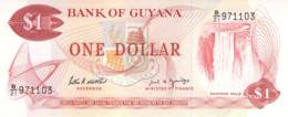 1 One Dollar   Banknote  Guyana - Guyana