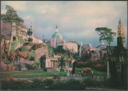 The Village Looking East, Portmeirion, Merionethshire, C.1970 - Bruno De Hamel Postcard - Merionethshire