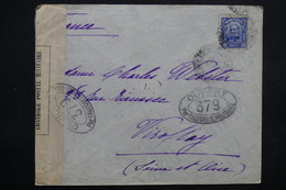 BRÉSIL - Enveloppe Pour La France Avec Contrôle Postal Français , Période 1914/18 - L 23637 - Cartas