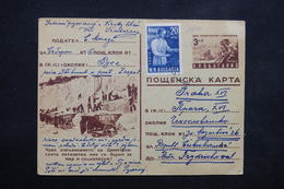 BULGARIE - Entier Postal + Complément Pour Prague En 1951 - L 23638 - Cartoline Postali