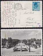 Rumänien Romania 1940 Censor Picture Postcard BUCARESTI To WIEN Austria Ambulante Postmark - Brieven En Documenten