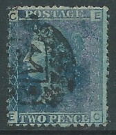 1858-79 GREAT BRITAIN USED SG 45 2d PLATE 9 (EC) - F24-4 - Usados