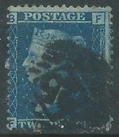 1858-79 GREAT BRITAIN USED SG 45 2d PLATE 9 (FB) - F24-3 - Usati