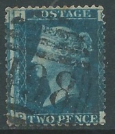 1858-79 GREAT BRITAIN USED SG 47 2d PLATE 13 (PL) - F24-4 - Oblitérés