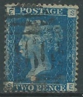 1858-79 GREAT BRITAIN USED SG 47 2d PLATE 14 (SE) - F24-5 - Gebraucht