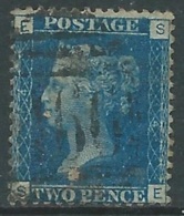 1858-79 GREAT BRITAIN USED SG 47 2d PLATE 14 (SE) - F24-5 - Oblitérés