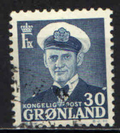 GROENLANDIA - 1953 - RE FEDEREICO IX - USATO - Used Stamps