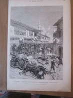 Gravure 1877  Guerre Des Balkans'war  Bataille De PLEVNA      Russian Army Bulgarie Bulgaria SCHILDNER - Non Classés