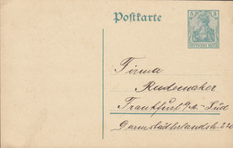 Germany Deutsches Reich Postal Stationery Ganzsache Entier 1916/17 5 Pf. Germania (No Wmk.) - Postkarten