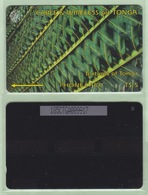 Tonga - 1995 Second Issue - Textures - $5 Green  - TON-4b - "185CTGA" - VFU - Tonga