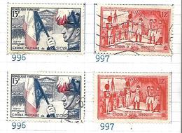 France 1954    Yt N° 995 à 998    Oblitérés Et Neufs - Sonstige & Ohne Zuordnung