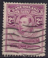 Basutoland 1938 KGV1 2d Bright Purple Used SG 21 ( L1344 ) - 1933-1964 Colonie Britannique