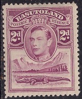 Basutoland 1938 KGV1 2d Bright Purple MM SG 21 ( L1402 ) - 1933-1964 Colonia Britannica