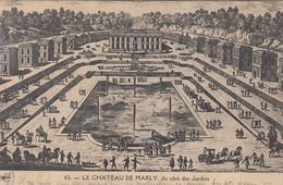 Cp , 78 , MARLY , Le Château, Du Côté Des Jardins - Marly Le Roi