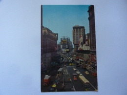 Cartolina  Viaggiata "TIME SQUARE, NEW YORK CITY" 1957 - Time Square