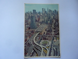 Cartolina  Viaggiata "THE PORT AUTHORITY BUS TERMINAL New York City" 1984 - Trasporti