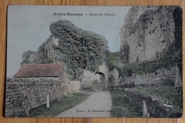 Delcampe - 53 : Sainte-Suzanne - Entrée Du Château - Colorisée - (n°14490) - Sainte Suzanne