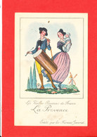 Vieilles Provinces De France FOLKLORE La Provence Cpa Animée Signée Jean Droit  Edité Par Les Farines Jammet - Droit